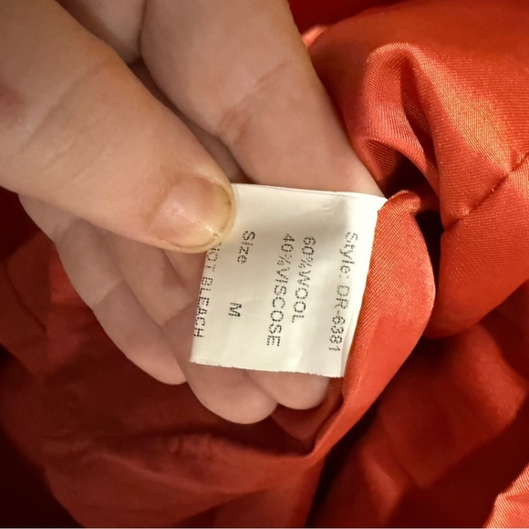 Pink Martini Red Ruffled Peplum Mini Dress size medium - Picture 8 of 9